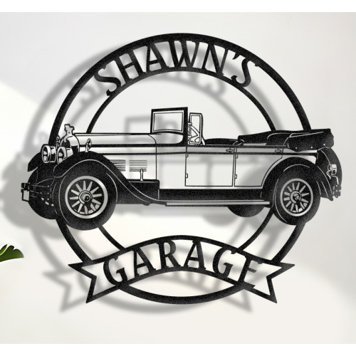 1925 Cadillac Type V63 Phaeton Convertible Metal Tabela, Klasik Araba Dekoru, Garaj Duvar Sanatı, Cadillac Garaj Tabelası, Vintage Amerikan Lüks Otomobil Tabelası