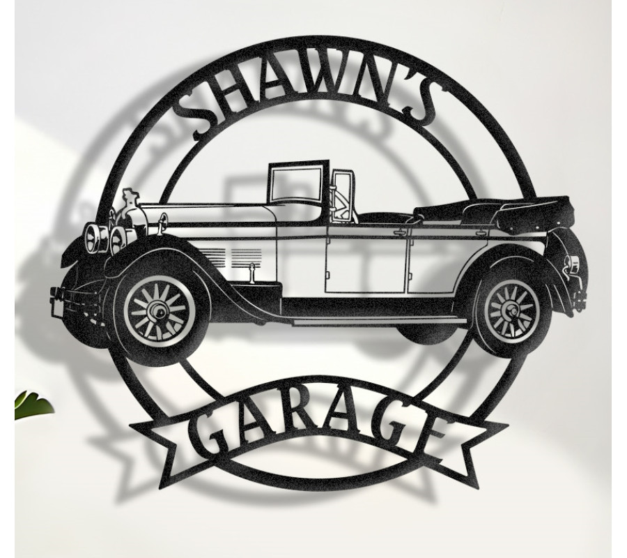 1925 Cadillac Type V63 Phaeton Convertible Metal Sign, Classic Car Decor, Garage Wall Art, Cadillac Garage Sign, Vintage American Luxury Car Sign