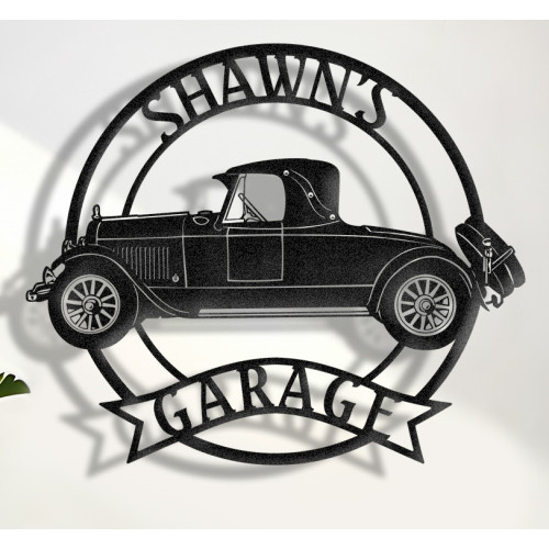 1927 Oldsmobile Roadster Metal Sign, Classic Car Decor, Garage Wall Art, Vintage Automobile Accessories, Retro Roadster Sign