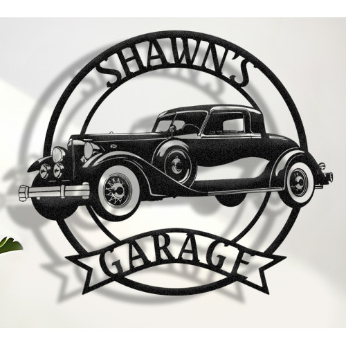 1930’s Packard Metal Sign, Classic Car Decor, Garage Wall Art, Packard Garage Sign, Personalized Packard, Vintage American Luxury Car Sign