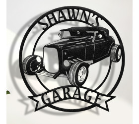 1932 Ford Roadster Metal Sign, Classic Car Decor, Garage Wall Art, Ford Roadster Garage Sign, Personalized Ford, Vintage American  Sign
