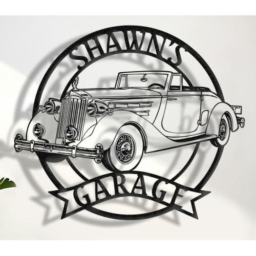 1933 Cadillac V16 Metal Sign, Classic Car Decor, Garage Wall Art, Cadillac Garage Sign, V16 Accessories, Personalized Cadillac, Vintage American Luxury Car Sign