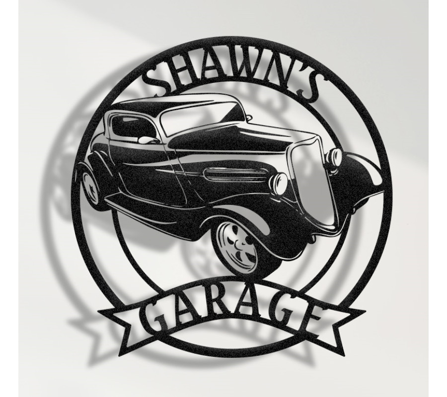 1933 Ford Coupe Metal Sign, Classic Car Decor, Garage Wall Art, Vintage Hot Rod Sign, Ford Garage Plaque, Personalized Ford Sign, Retro Car Enthusiast Gift