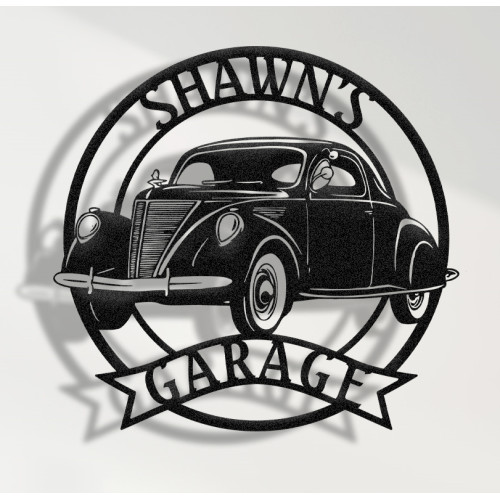 1937 Lincoln Zephyr Metal Tablo, Art Deco Klasik Araba Duvar Dekoru, Vintage Streamline Garaj Süsü, Lincoln Koleksiyon Tabelası, Kişiye Özel Retro Otomobil Panosu