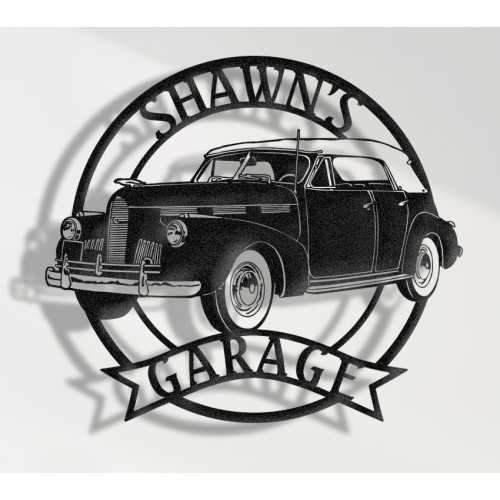 1939 Oldsmobile 80 Metal Sign, Classic American Car Wall Art, Vintage Oldsmobile Garage Decor, Personalized Olds Sign, Retro Car Collector Gift