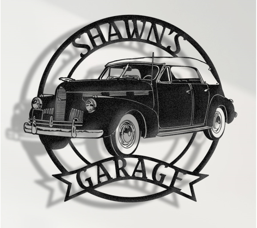 1939 Oldsmobile 80 Metal Sign, Classic American Car Wall Art, Vintage Oldsmobile Garage Decor, Personalized Olds Sign, Retro Car Collector Gift