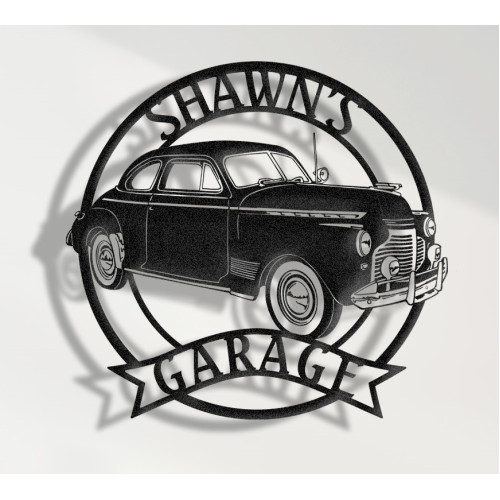 1941 Chevy Deluxe Metal Sign, Classic Chevrolet Wall Art, Vintage American Car Decor, Chevy Garage Sign, Personalized Retro Car Plaque, Collector Gift