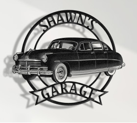 1948 Hudson Commodore Eight Metal Sign, Classic American Car Wall Art, Vintage Hudson Garage Decor, Retro Luxury Car Plaque, Personalized Collector Sign
