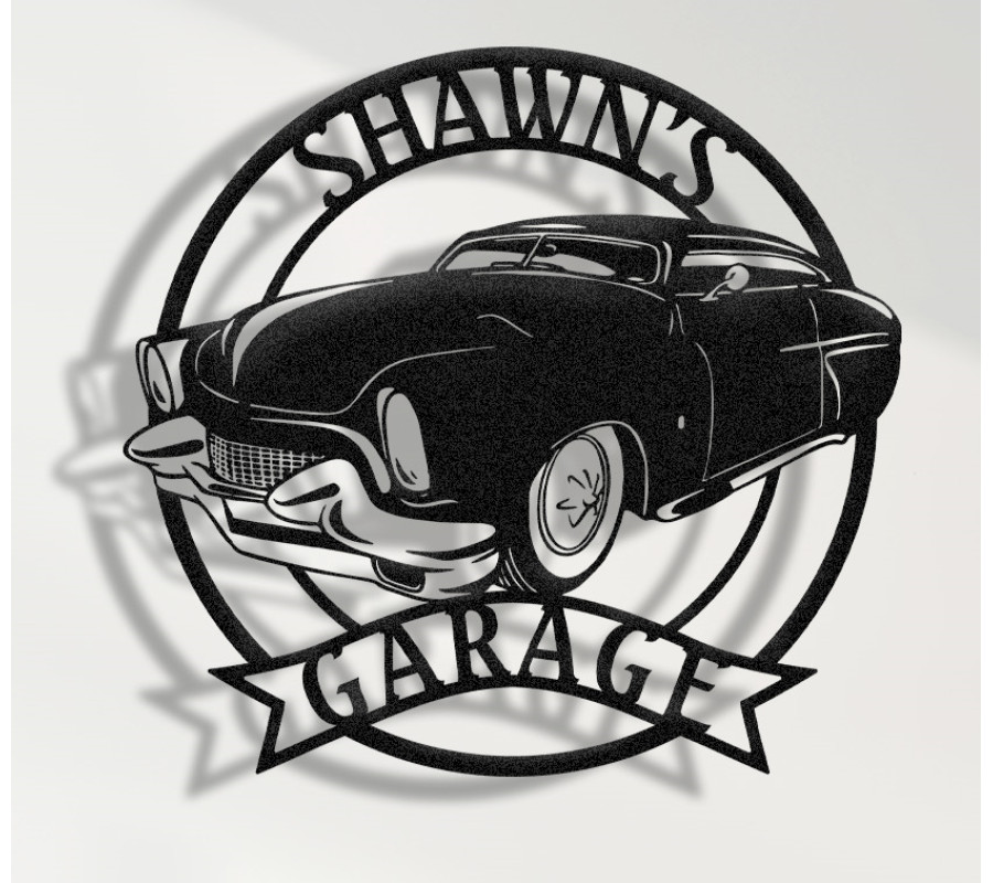 1950 Mercury Hardtop Metal Sign, Classic Custom Car Wall Art, Vintage Mercury Garage Decor, Rockabilly Hot Rod Plaque, Personalized Retro Car Collector Sign