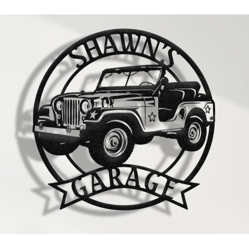 1952 Willys  Metal Sign, Vintage Military 4x4 Wall Art, Classic Garage Decor, Off-Road Adventure Plaque, Personalized Willys Collector Sign