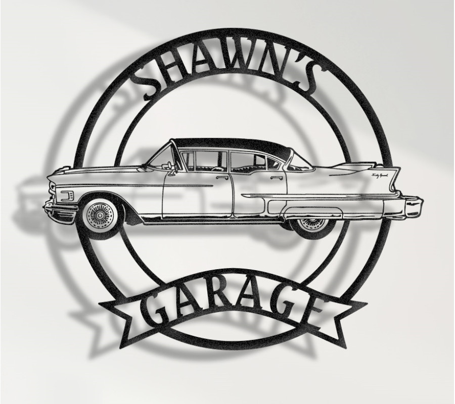 1958 Cadillac Fleetwood Sixty Special Metal Sign, Vintage Luxury Car Wall Art, Classic Cadillac Garage Decor, Retro Prestige Plaque, Personalized Collector Sign