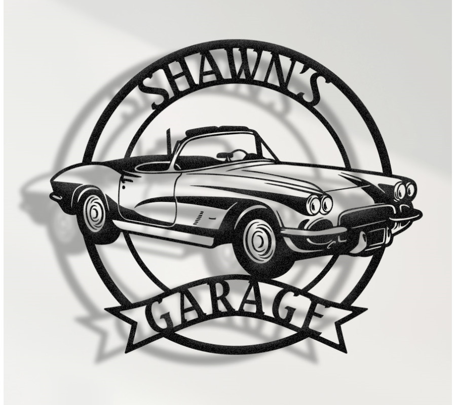 1962 Chevrolet  Metal Sign, Classic American  Wall Art, Vintage C1  Garage Decor, Retro Roadster Plaque, Personalized Collector Sign