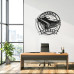 1965 Pontiac Catalina Metal Sign, Classic American Full-Size Car Wall Art, Vintage V8 Cruiser Decor, Retro Pontiac Garage Plaque, Personalized Collector Sign