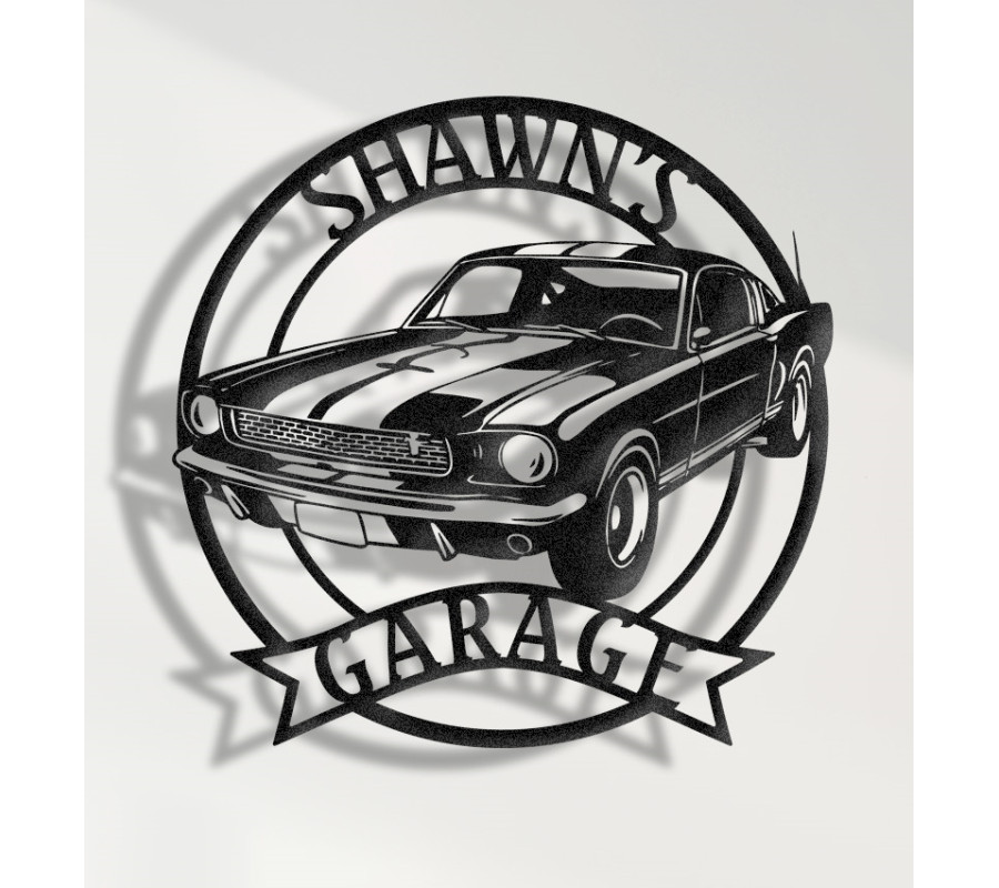 1966 Shelby GT350 Metal Sign, Classic Muscle Car Wall Art, Vintage Garage Decor, Shelby Mustang Sign, Retro Automotive Gift, GT350 Wall Art