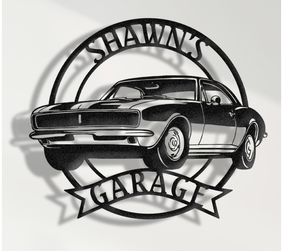 1967 Chevrolet Camaro Z Metal Sign, Classic Muscle Car Wall Art, Vintage Garage Decor, Camaro Z/28 Wall Sign, Retro Car Gift, Chevy Camaro Art