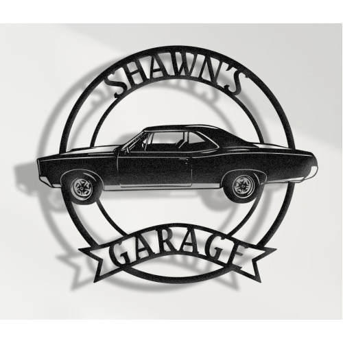 1967 Pontiac GTO Metal Sign, Classic Muscle Car Wall Art, Vintage Garage Decor, GTO Wall Sign, Retro Car Gift, American Muscle Icon