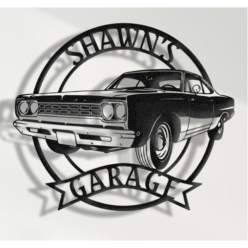 1968 Plymouth Road Runner HEMI Metal Sign, Classic Muscle Car Wall Art, Vintage Garage Decor, HEMI Engine Wall Sign, Retro Mopar Gift