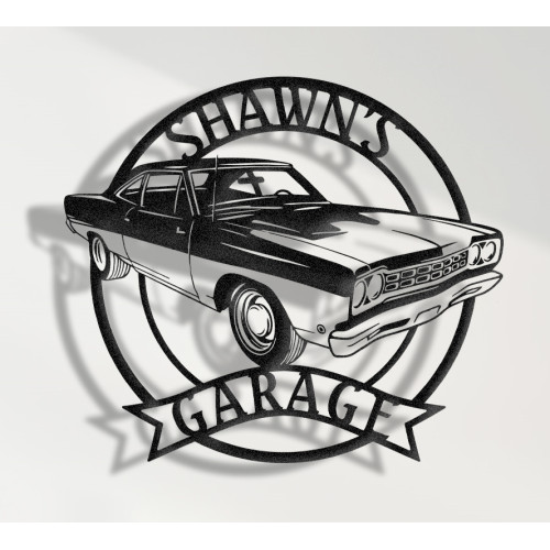 1968 Plymouth Road Runner HEMI Metal Sign, Retro Mopar Wall Art, Classic Muscle Car Decor, High-Performance Garage Sign, Vintage HEMI Gift