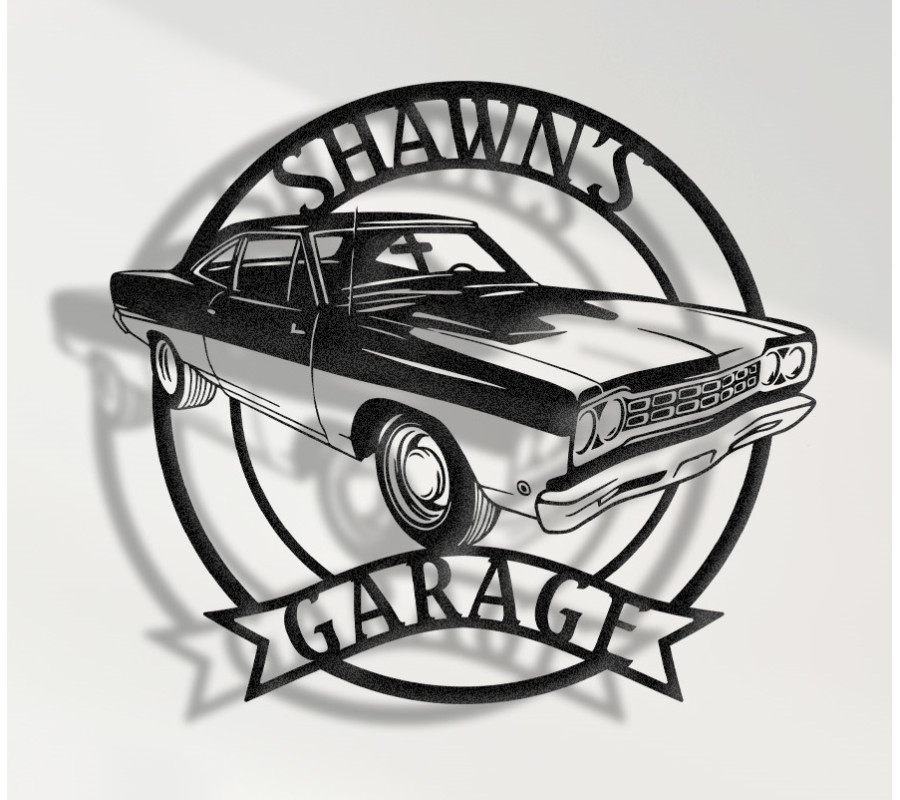 1968 Plymouth Road Runner HEMI Metal Sign, Retro Mopar Wall Art, Classic Muscle Car Decor, High-Performance Garage Sign, Vintage HEMI Gift