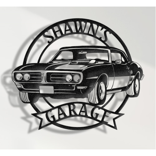 1968 Pontiac Firebird 400 Metal Sign, Classic Muscle Car Wall Art, Vintage Garage Decor, Firebird 400 Wall Sign, Retro American Car Gift