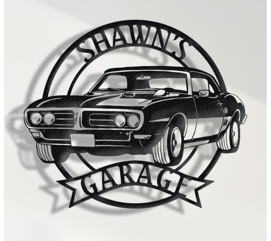 1968 Pontiac Firebird 400 Metal Sign, Classic Muscle Car Wall Art, Vintage Garage Decor, Firebird 400 Wall Sign, Retro American Car Gift