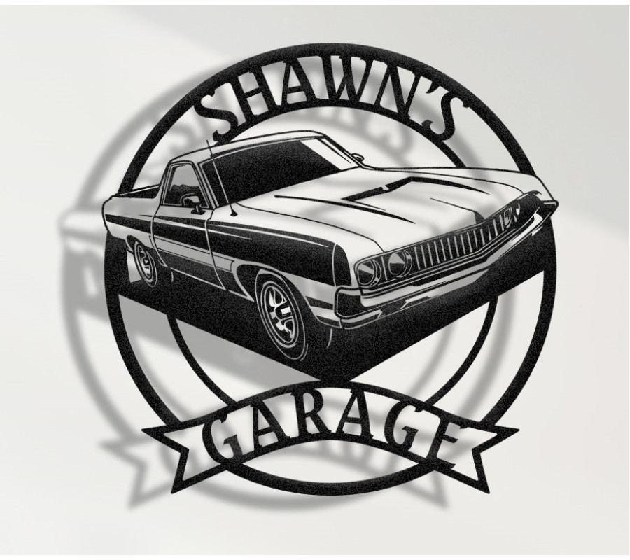 1969 Ford Ranchero Metal Sign, Classic Muscle Truck Wall Art, Vintage Garage Decor, Retro Ranchero Wall Sign, American Iconic Vehicle Gift