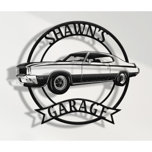 1970 Buick GSX Metal Sign, Classic Muscle Car Wall Art, Vintage Garage Decor, Retro Buick Wall Sign, American Performance Legend Gift