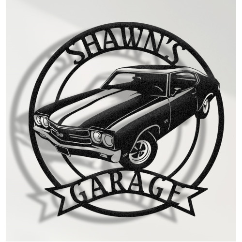 1970 Chevrolet Chevelle SS 454 Metal Wall Art - Classic Muscle Car Decor - Vintage Garage Sign - Retro Chevelle Wall Art - Personalized Car Gift