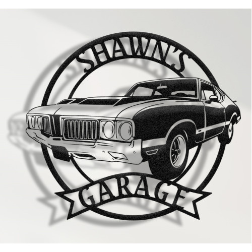 1970 Oldsmobile 442 Metal Wall Art - Classic Muscle Car Decor - Vintage Garage Sign - Retro Oldsmobile Wall Art - Personalized Car Gift