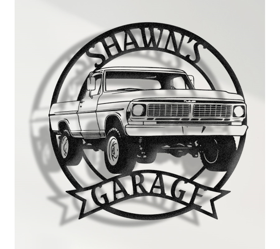 1970 Ford F-150 Ranger Metal Wall Art - Classic Pickup Truck Decor - Vintage Garage Sign - Retro Ford Truck Wall Art - Personalized Car Gift