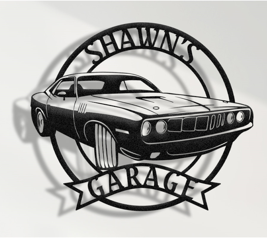 1970 Plymouth Barracuda Metal Wall Art - Classic Muscle Car Decor - Vintage Garage Sign - Retro Plymouth Cuda Wall Art - Personalized Car Gift