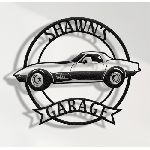 1971 Chevrolet  Stingray Metal Wall Sign - Personalized Garage Decor - Classic Muscle Car Wall Art