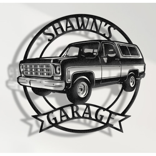 1978 Chevrolet Blazer Metal Wall Sign - Personalized Garage Decor - Classic SUV Wall Art