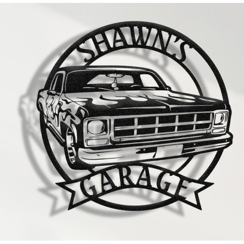 1979 GMC Truck Metal Wall Sign - Personalized Garage Decor - Classic Pickup Truck Wall Art