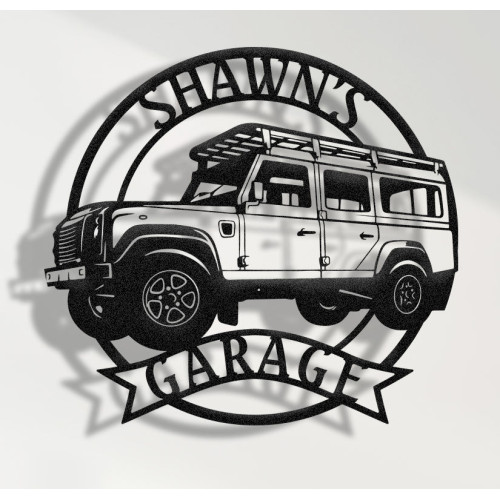 1989 Land Rover Defender Metal Wall Sign - Personalized Garage Decor - Classic 4x4 Off-Road Wall Art