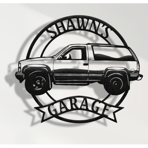 1994 Chevrolet Blazer Metal Wall Sign - Personalized Garage Decor - Classic SUV Wall Art