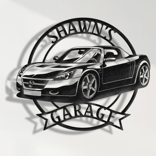 2004 Opel Speedster Turbo 3 Metal Wall Sign - Personalized Garage Decor - Classic  Wall Art