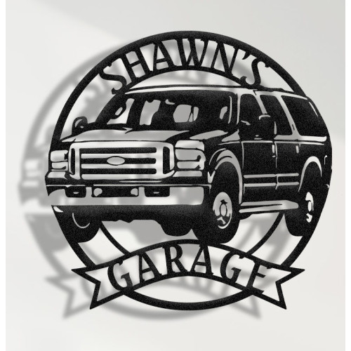 2005 Ford Excursion Metal Wall Sign - Personalized Garage Decor - Classic SUV Wall Art