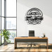 Alfa Romeo Spider (Type 916) Metal Wall Sign - Personalized Garage Decor - Classic Italian  Wall Art