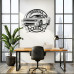 American Muscle Car 2015 Metal Wall Sign - Personalized Garage Decor - Modern Muscle Car Wall Art