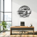 American Muscle Car 2015 Metal Wall Sign - Personalized Garage Decor - Modern Muscle Car Wall Art