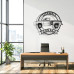 American Truck 78 Metal Wall Sign - Personalized Garage Decor - Classic Pickup Truck Wall Art