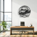BMW 501 Metal Wall Sign - Personalized Garage Decor - Classic German Car Wall Art