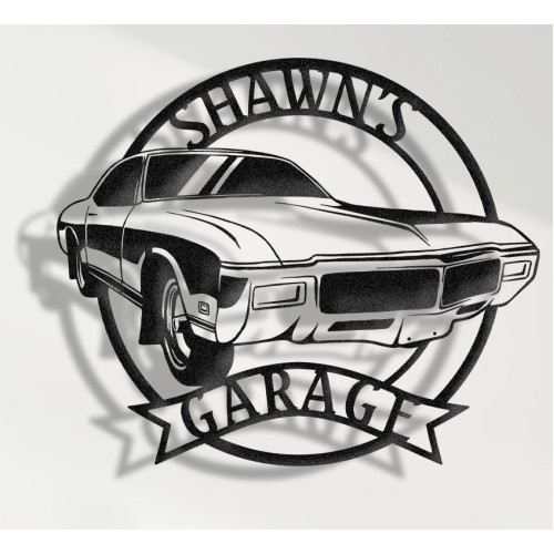 Buick Riviera GS2 1971 Metal Wall Sign - Personalized Garage Decor - Classic American Muscle Car Wall Art