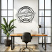 C2 Angle  Metal Wall Sign - Personalized Garage Decor - Classic  Wall Art
