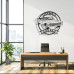 Cadillac De Ville 1969 Metal Wall Sign - Personalized Garage Decor - Classic American Luxury Car Wall Art