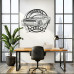 Challenger SRT Metal Wall Sign - Personalized Garage Decor - Modern American Muscle Car Wall Art