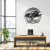 Chevrolet Bel Air 1955 Custom Metal Wall Sign – Personalized Garage or Home Decor