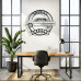 Chevrolet Bel Air 1954 Side View Custom Metal Wall Sign – Personalized Garage or Home Decor