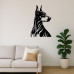 Dog Metal Cut Wall Art – Modern Home Decor, Minimalist Wall Decor
